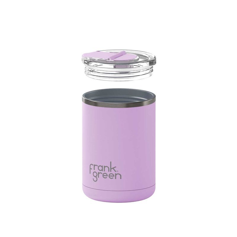 frank green 12oz S/Steel Cup With Screw Hinged Lid Lilac Haze image number 3